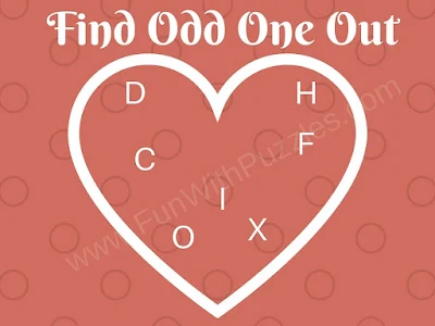 Odd One Out Picture Puzzle for teens