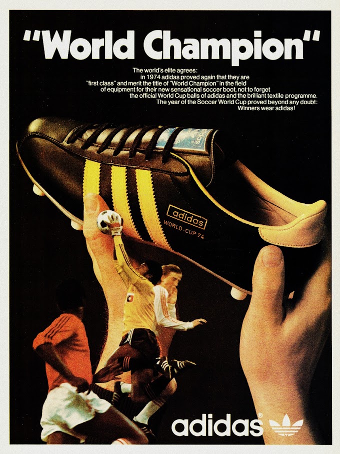 PUB. Adidas. World Cup 1974.