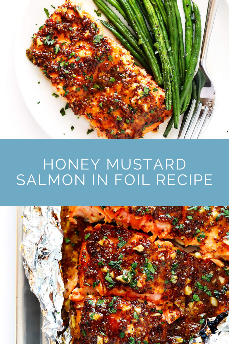 HONEY MUSTARD SALMON IN FOIL RECIPE