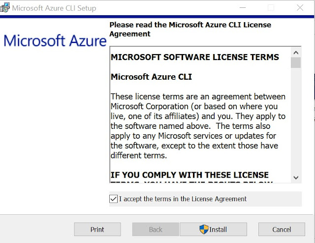 choco install azure cli
