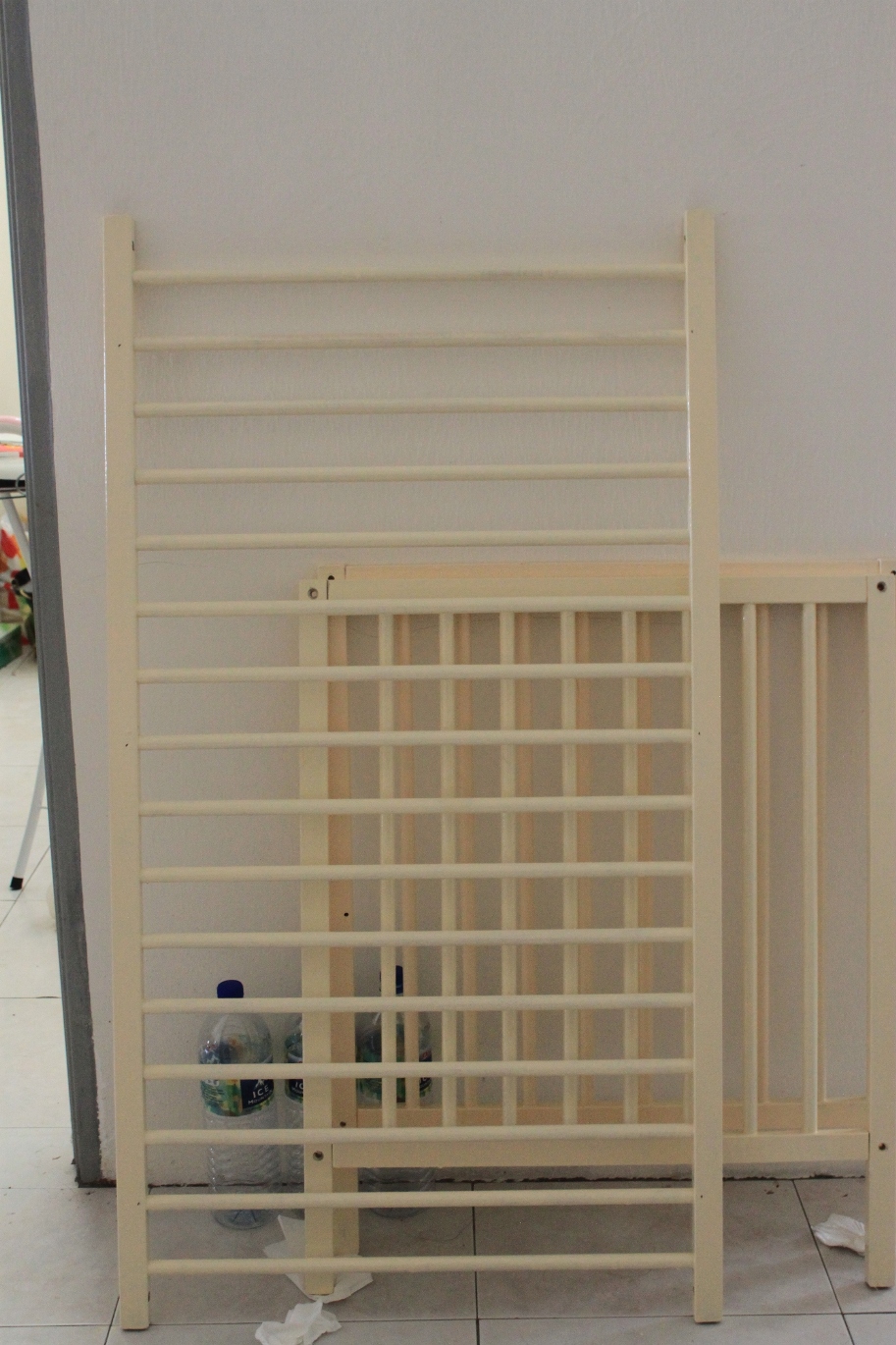 { painting baby cot }