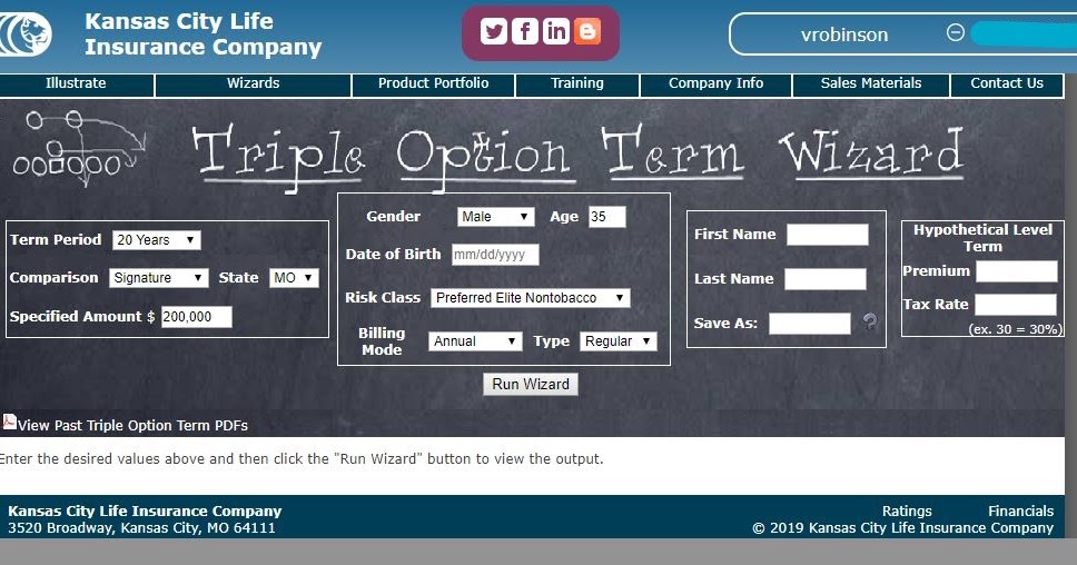 KCL Triple Option Term Wizard and Supplemental