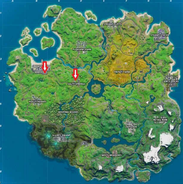 Fortnite Haunted House Locations Map, Unlock XP Guide