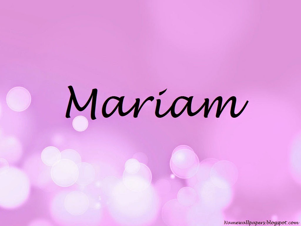 mariam name wallpaper