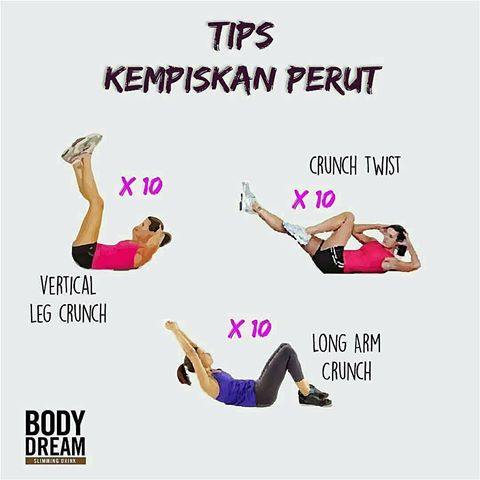 Senaman kempiskan perut