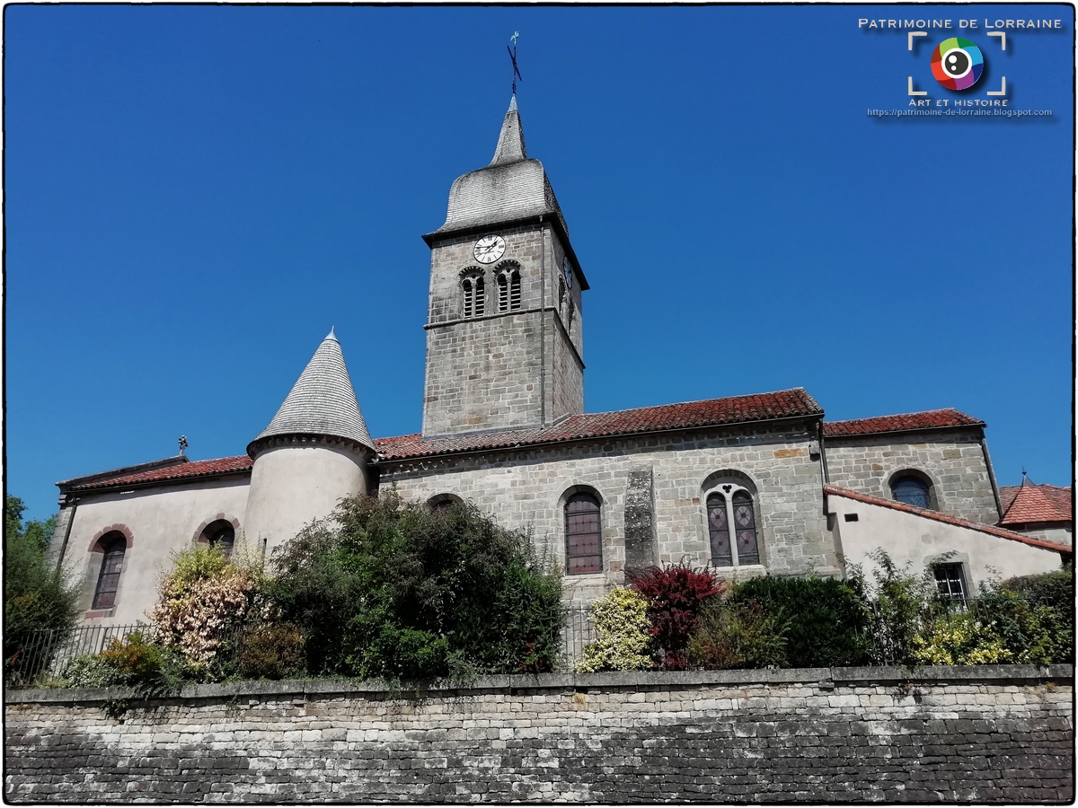 PATRIMOINE DE LORRAINE ISCHES (88) Eglise SaintBrice (Extérieur)