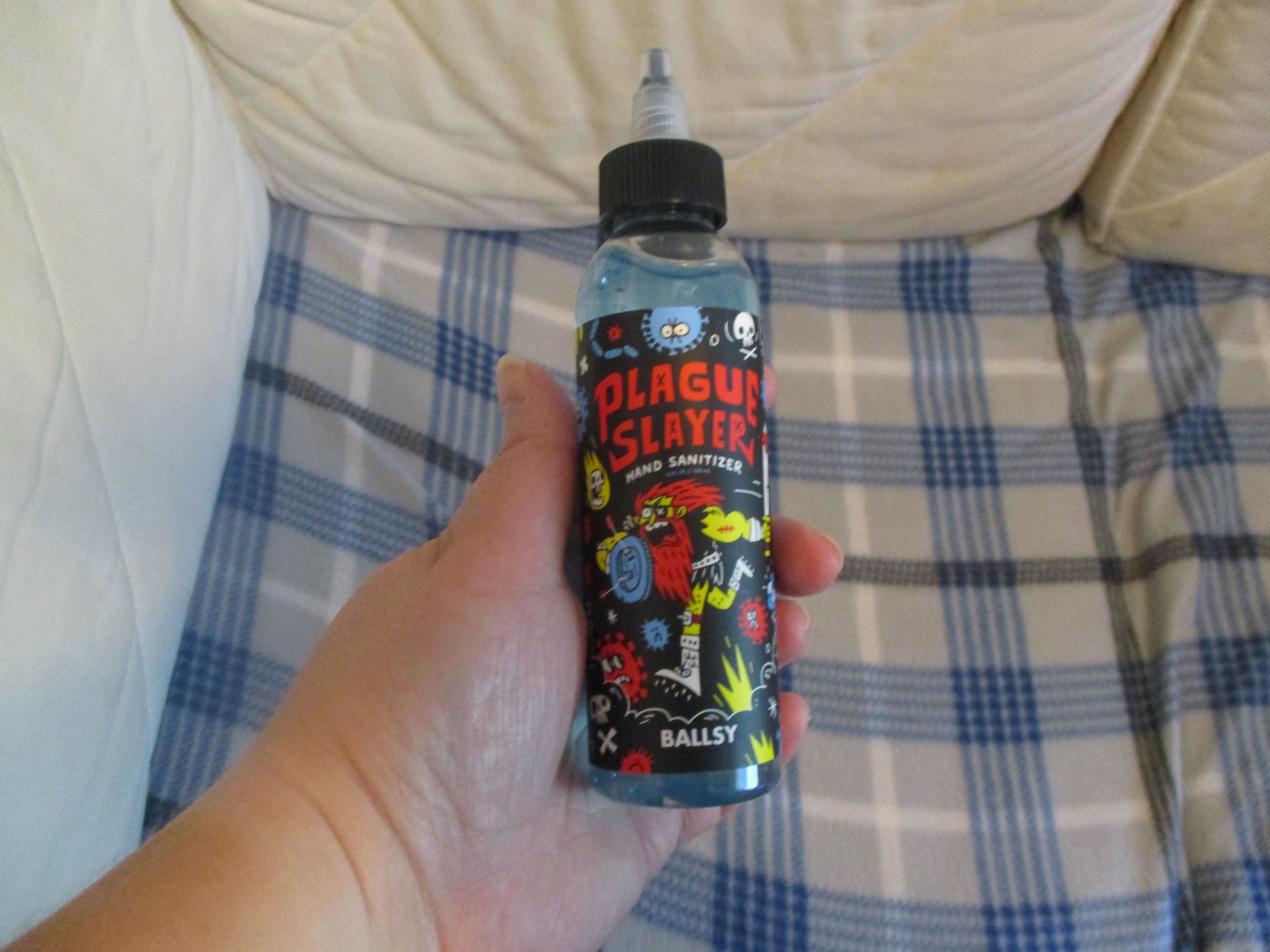 Missy's Product Reviews Ballsy Plague Slayer Hand Sanitizer