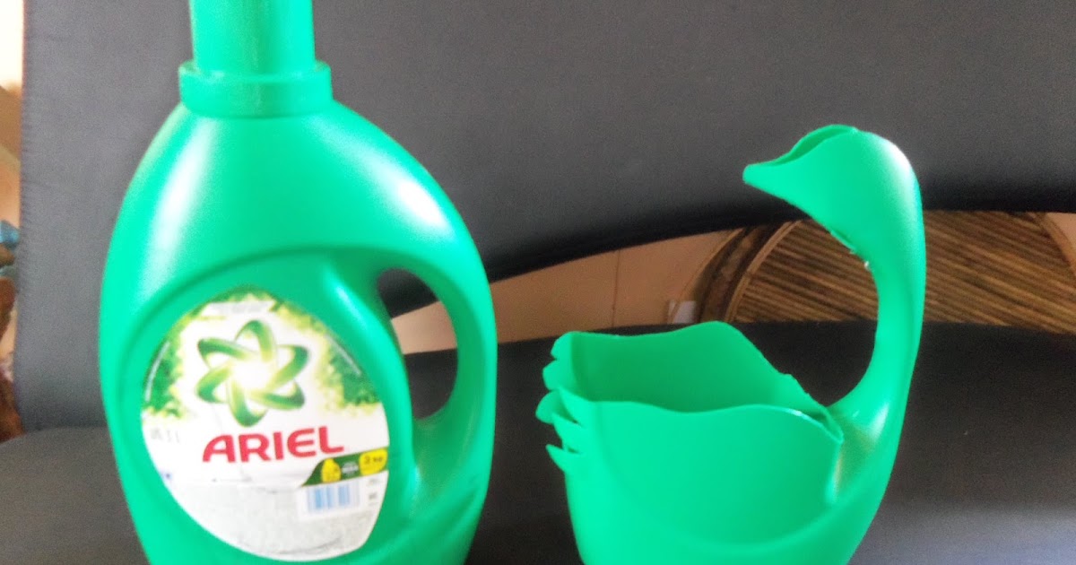 Reciclaje con Artesania: CISNE EN BIDON