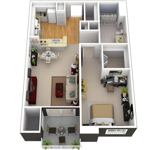 Contoh Desain Rumah Minimalis Versi 3D  Rumah Idaman