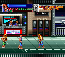 Super Double Dragon (SNES) Mike & Ryan 