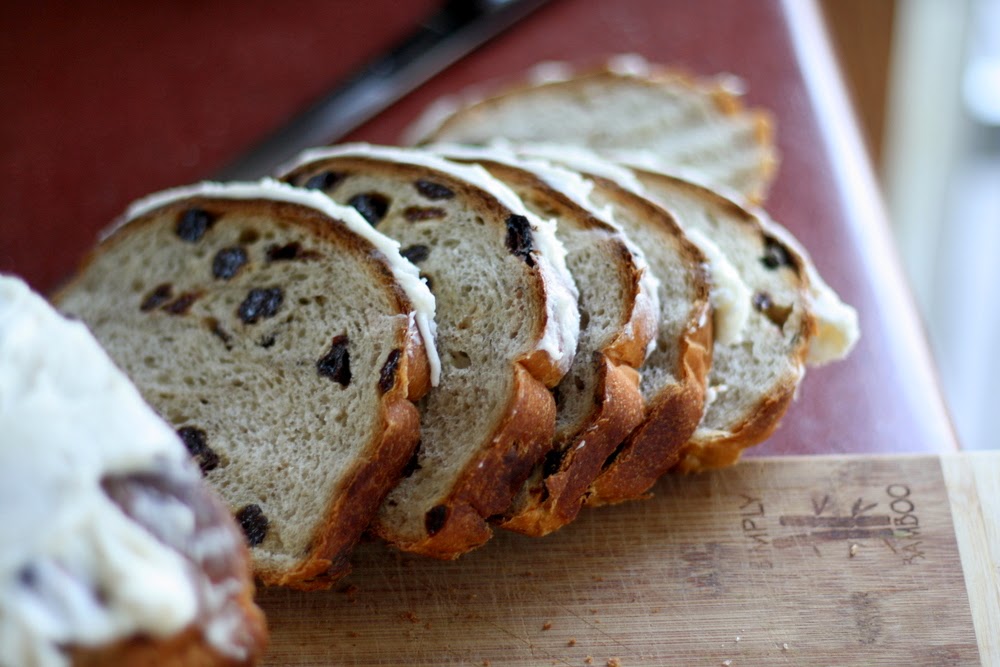 Jennifer Murch cinnamon raisin bread