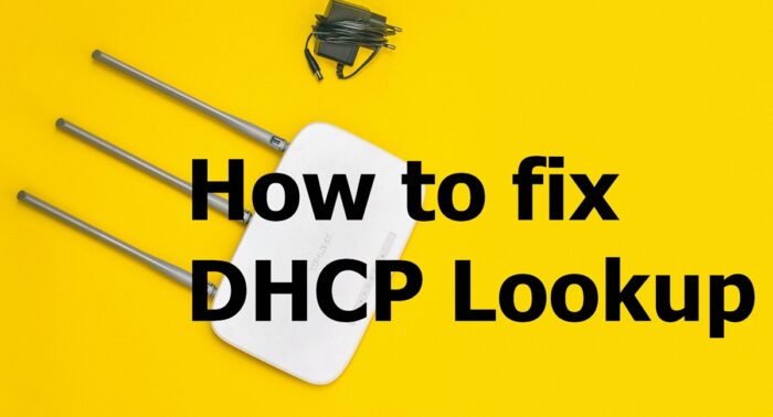 Cómo solucionar el error de búsqueda de DHCP