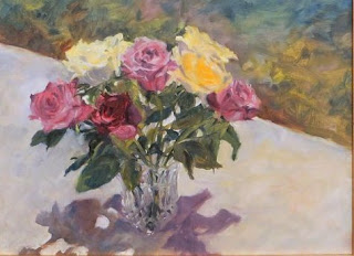  painting of roses