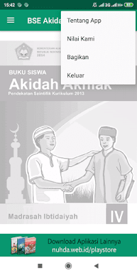 Aplikasi Buku Siswa Akidah Ahlak Kelas 4 MI Kurikulum 2013 Edisi 2014