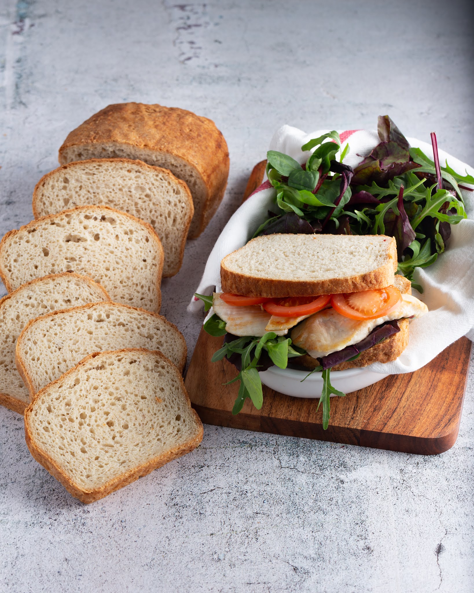 Pan de molde sin gluten para sándwiches - Tengo un horno y sé cómo usarlo