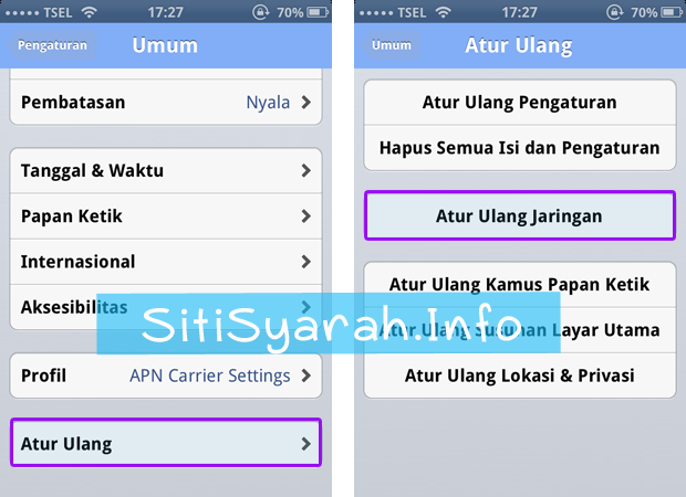 tidak bisa 3G di iPhone