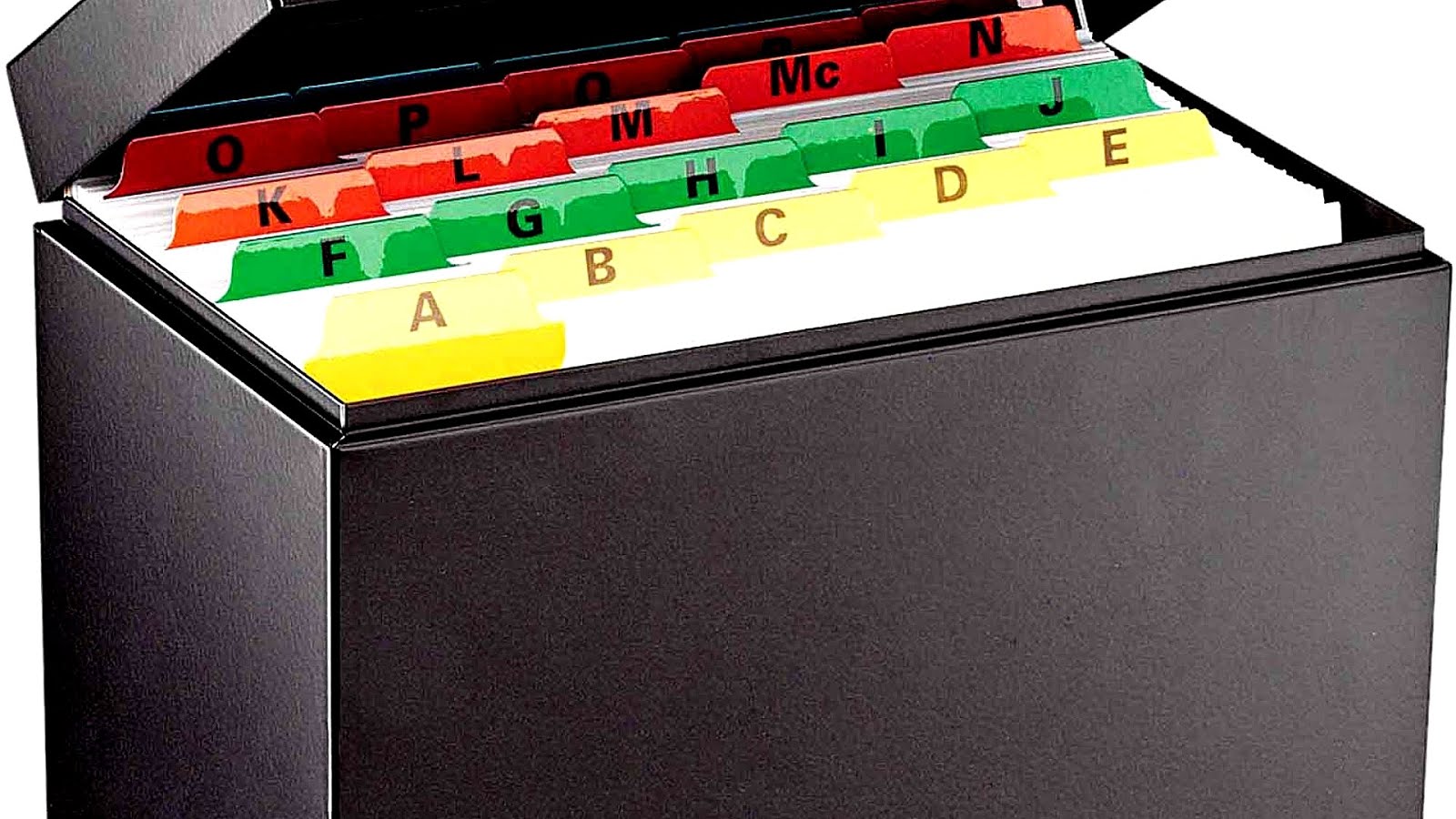 Index Box File Index Choices