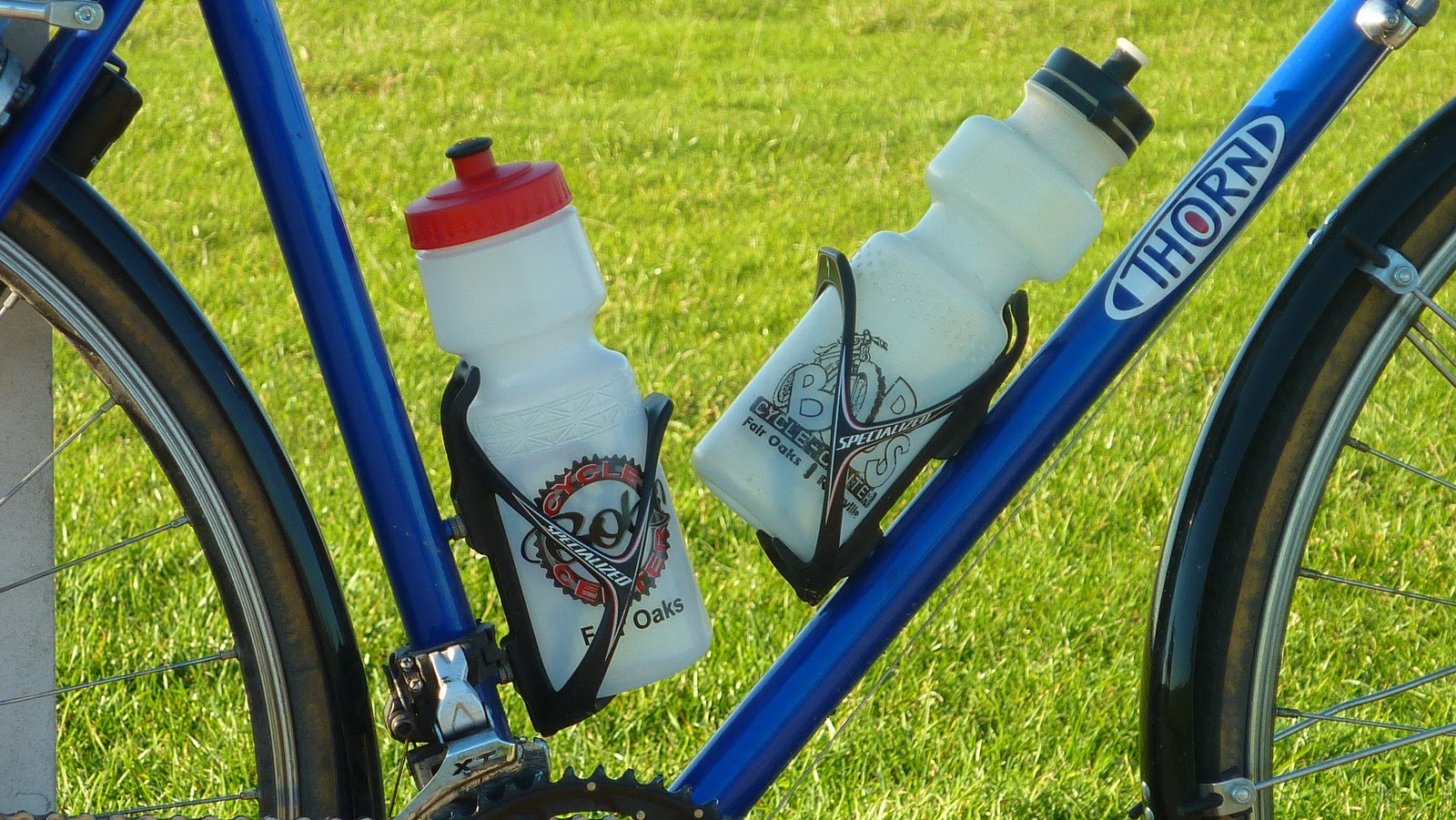 Ramblings of Doug Water bottles from Bob's Cycle Center, California