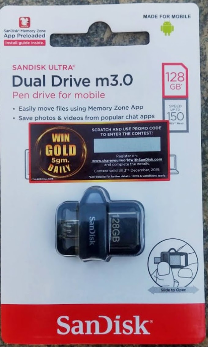SanDisk Ultra Dual Drive m3.0 - 128Go - Android