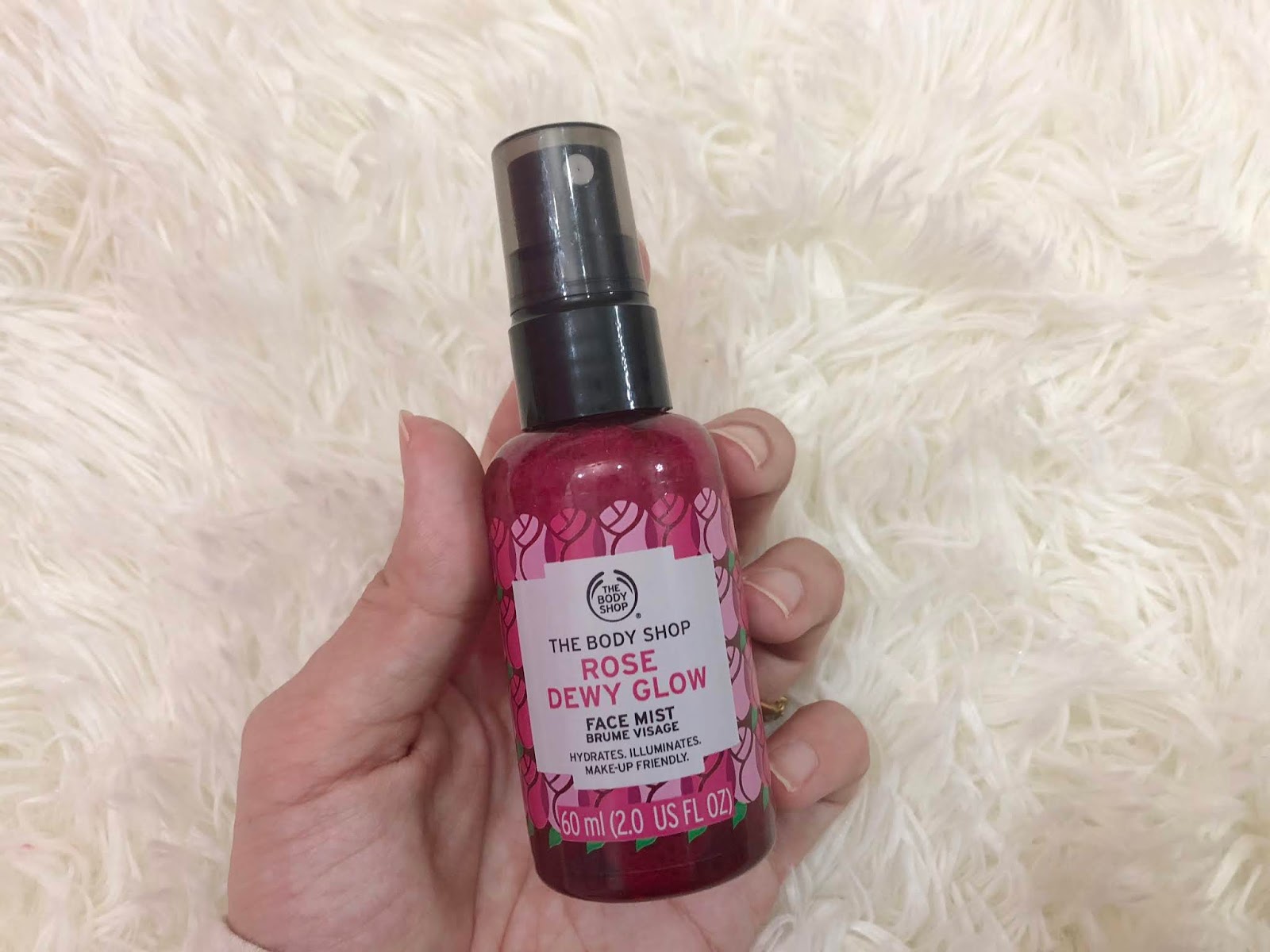The Body Shop Rose Dewy Glow Face Mist Review IMAN ABDUL RAHIM