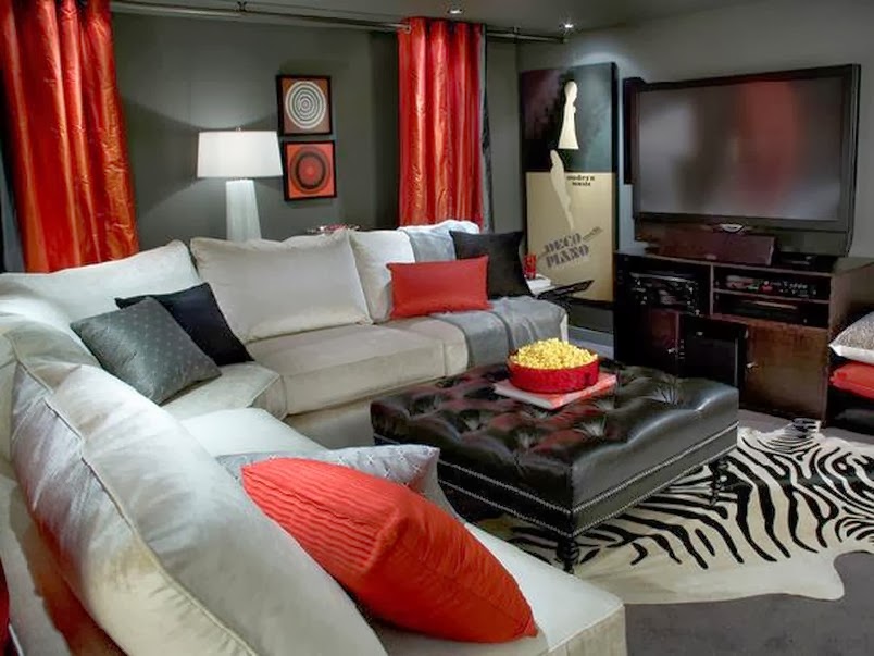 16 Black & Red Living Room Design Ideas Decoration İdeas All About Decor