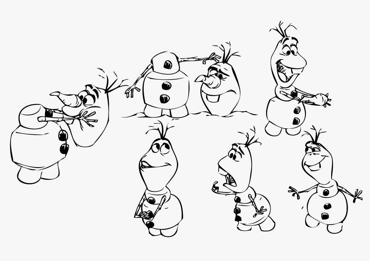 olaf frozen coloring pages summer - photo #30
