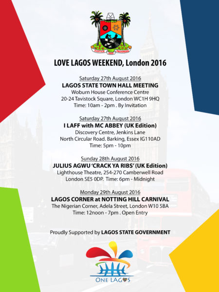 Lagos Corner at Notting Hill Carnival 2016