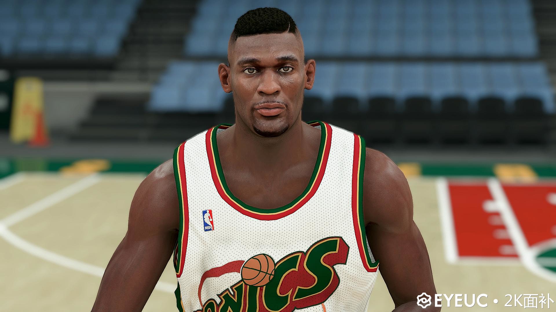 Shawn Kemp Cyberface, Hair and body Model by Awei [FOR 2K21]
