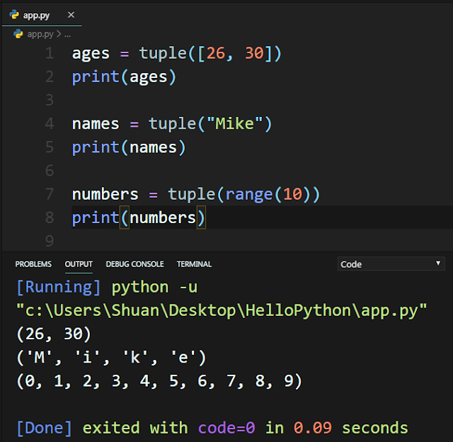 [Python教學]Python Tuples快速上手