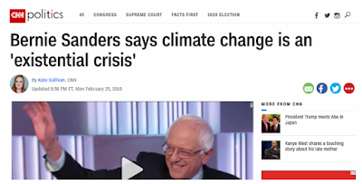 Figure 1. Bernie Sanders says climate change is an 'existential crisis' - CNN.