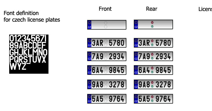 SCS Software's blog: Can you help us with ETS2 license plates?