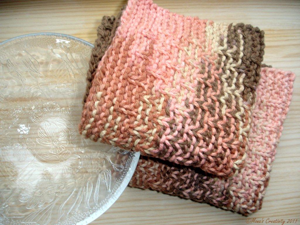 Mona's Creativity Simple Weave Dishcloths