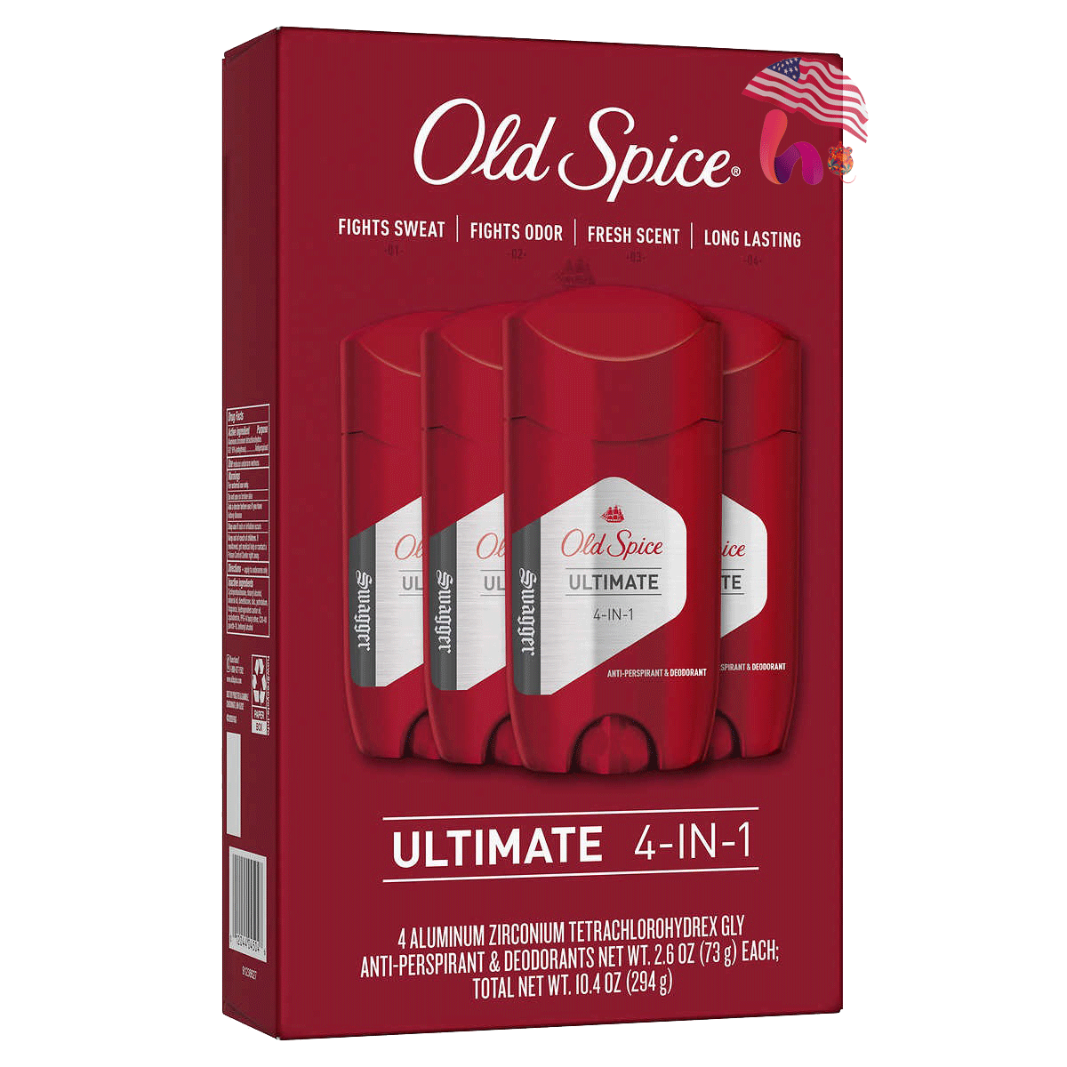 Lăn Khử Mùi Nam Old Spice Ultimate 4 In 1