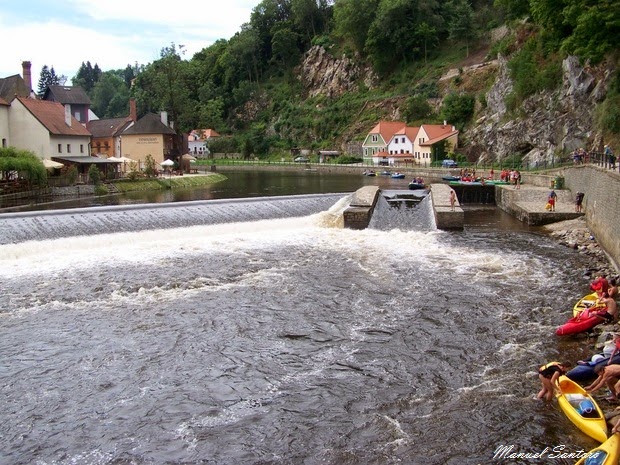 Cesky Krumlov, fiume Moldova Cesky Krumlov, fiume Moldova