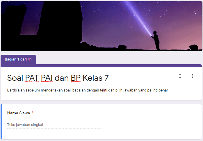 Soal Pat Online Pai Dan Bp Smp Kelas 7 Kurikulum 2013 Tahun Pelajaran 2019 2020 Didno76 Com