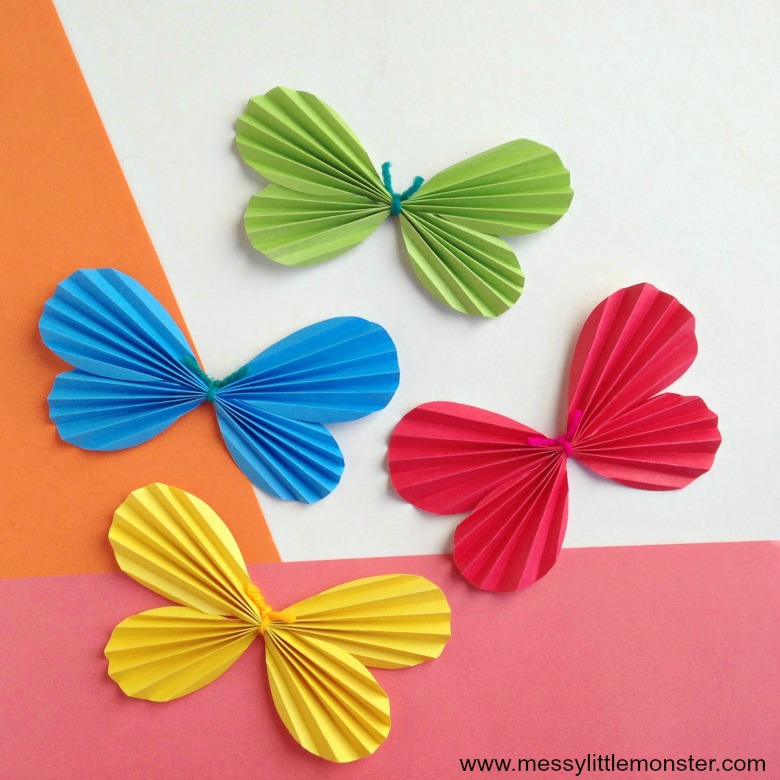 Rainbow Paper Fan Garland - Paper Craft - Craft Activities