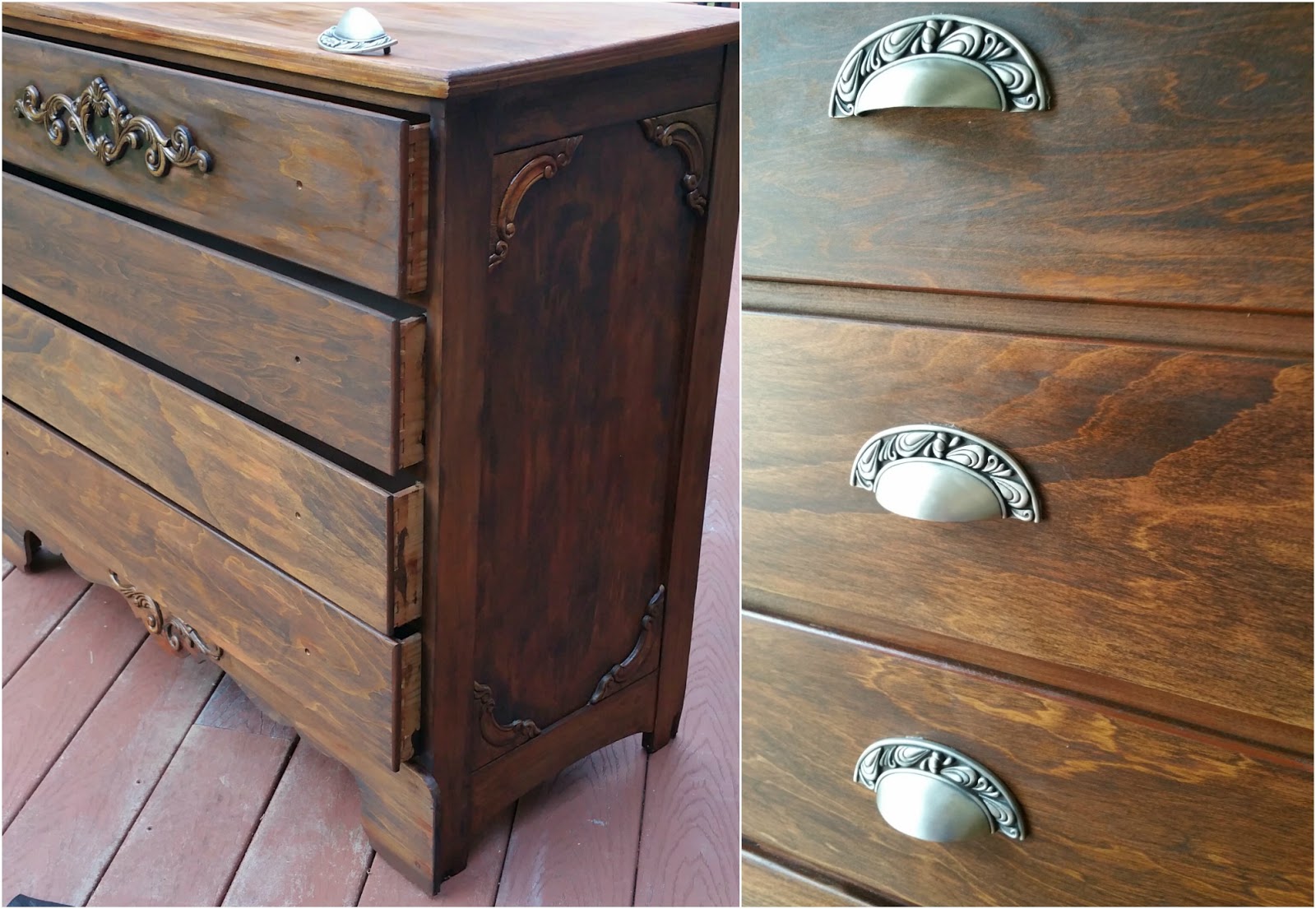 Plain to Classy Antique Chest of Drawers Redo Redo It Yourself