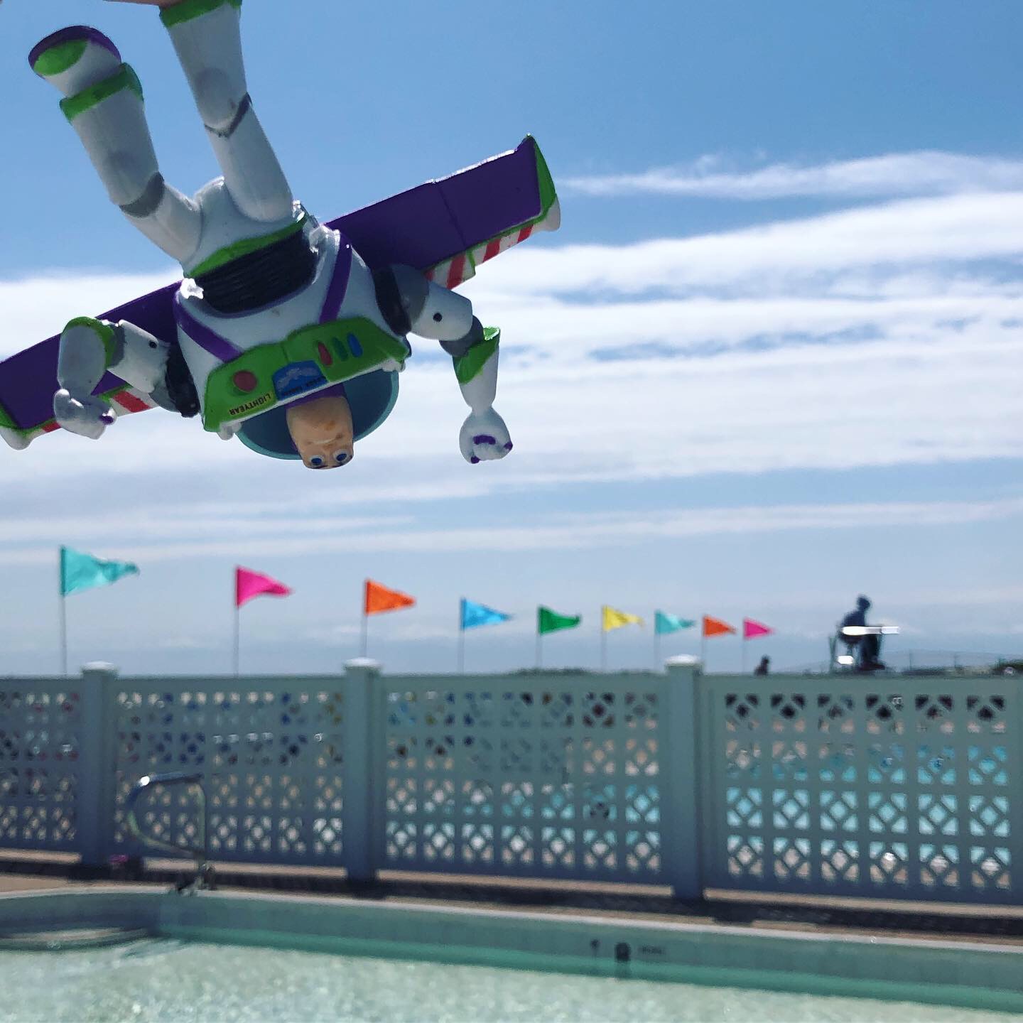 Picturing Disney Pool Time With The Toy Story Characters