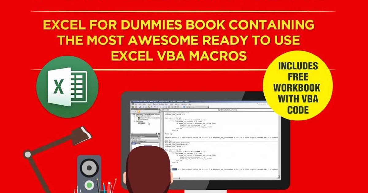 Excel Bible for Beginners Excel for Dummies Book Containing the Most