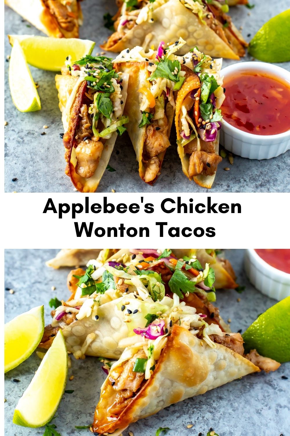 Applebee's Chicken Wonton Tacos yanny bakes