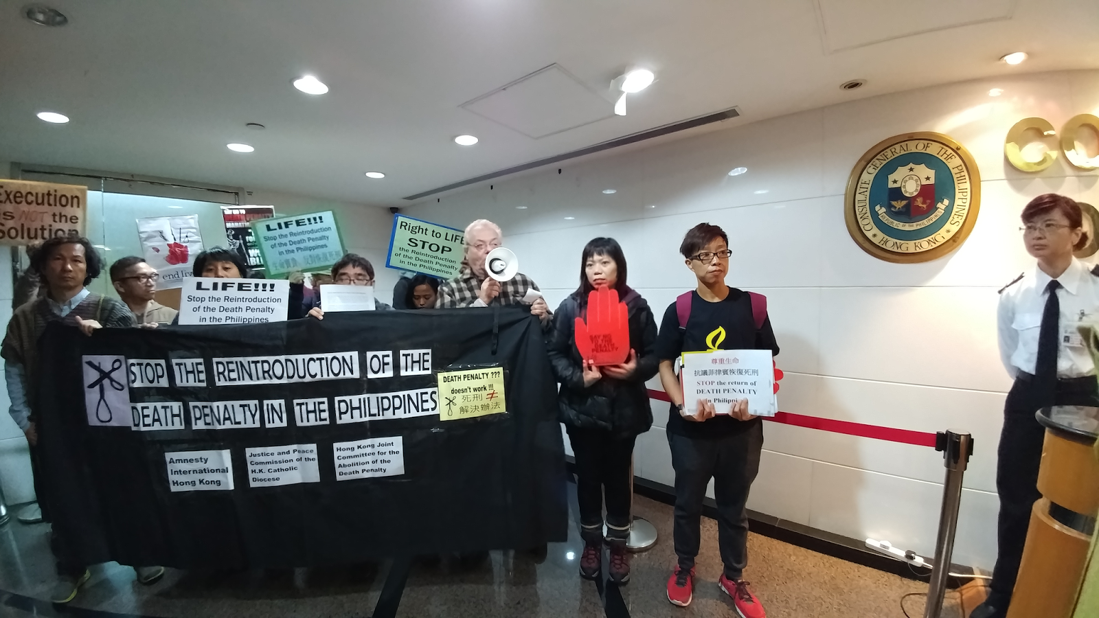 Death Penalty Thailand Protest to Philippine Parliament on Restoration