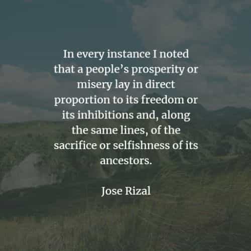 Famous quotes and sayings by Jose Rizal