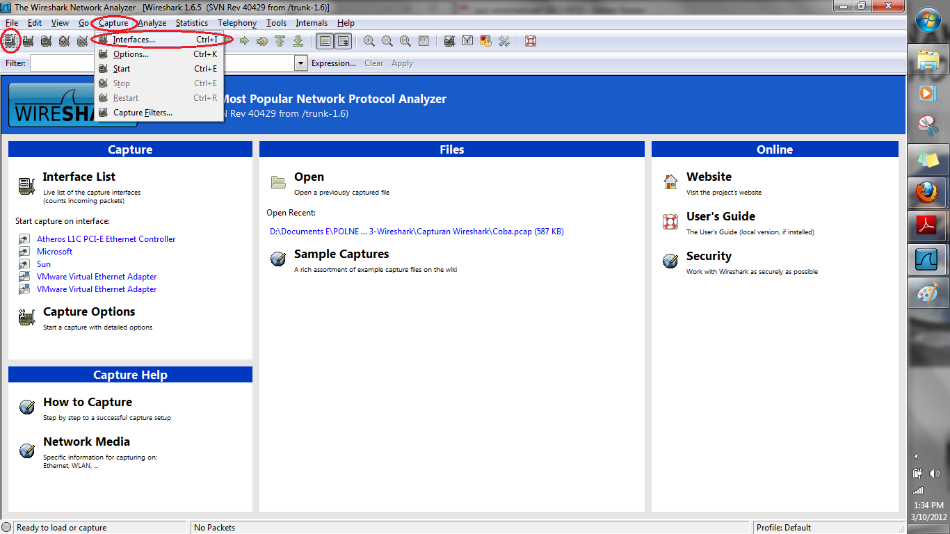 Wireshark Analysis Tools) endrytama