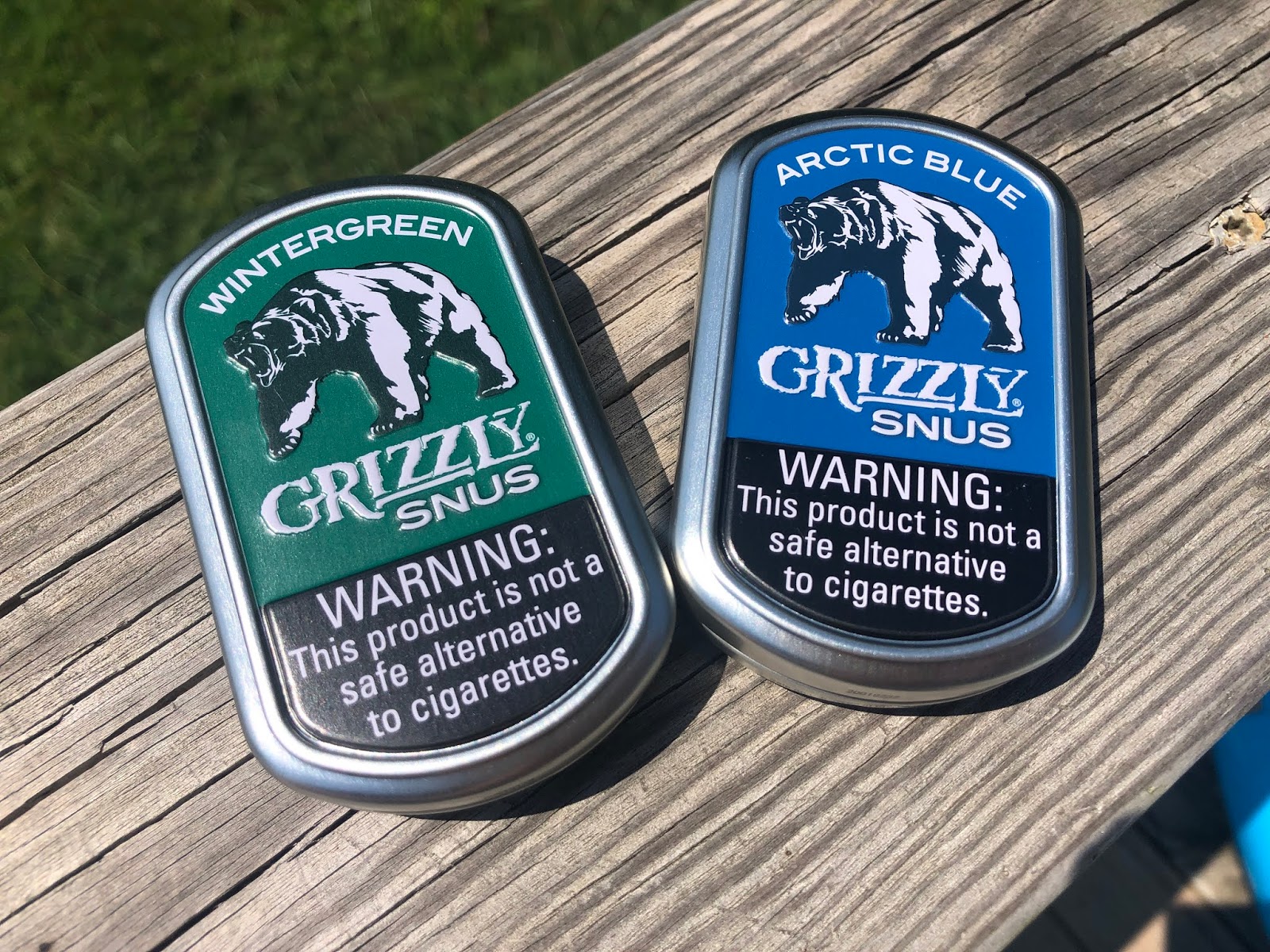 Chew Snus Dip Can Holder grizzly leather Chew