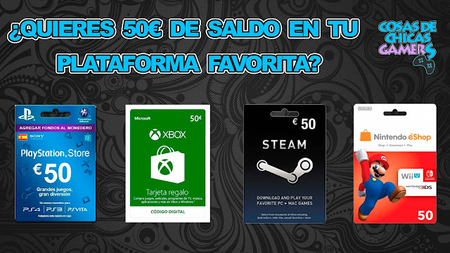 Sorteo tarjetas monedero psn, xbox, nintendo y steam