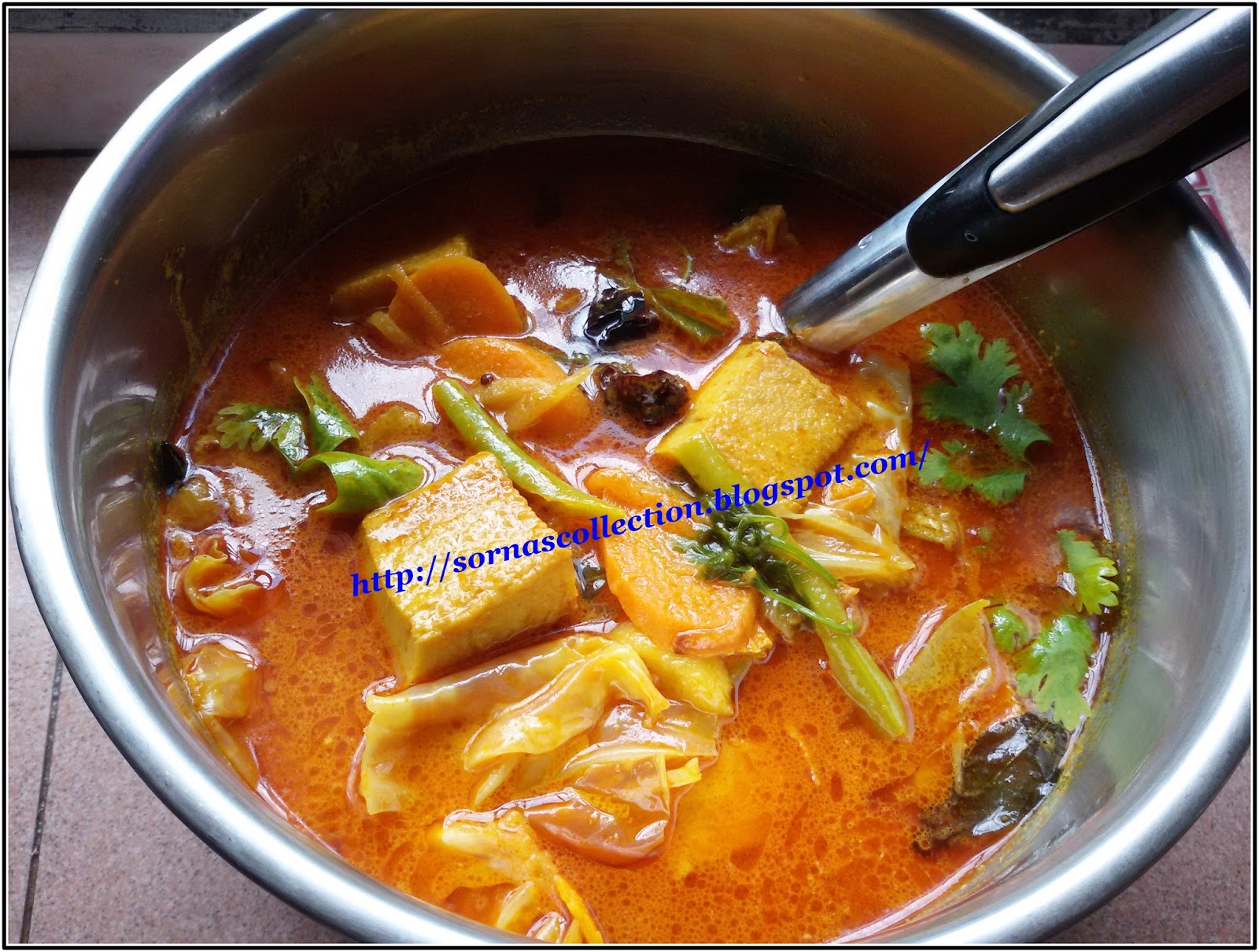 My Recipes BEAN CURD / FISH CAKE WITH MIXED VEGETABLES CURRY