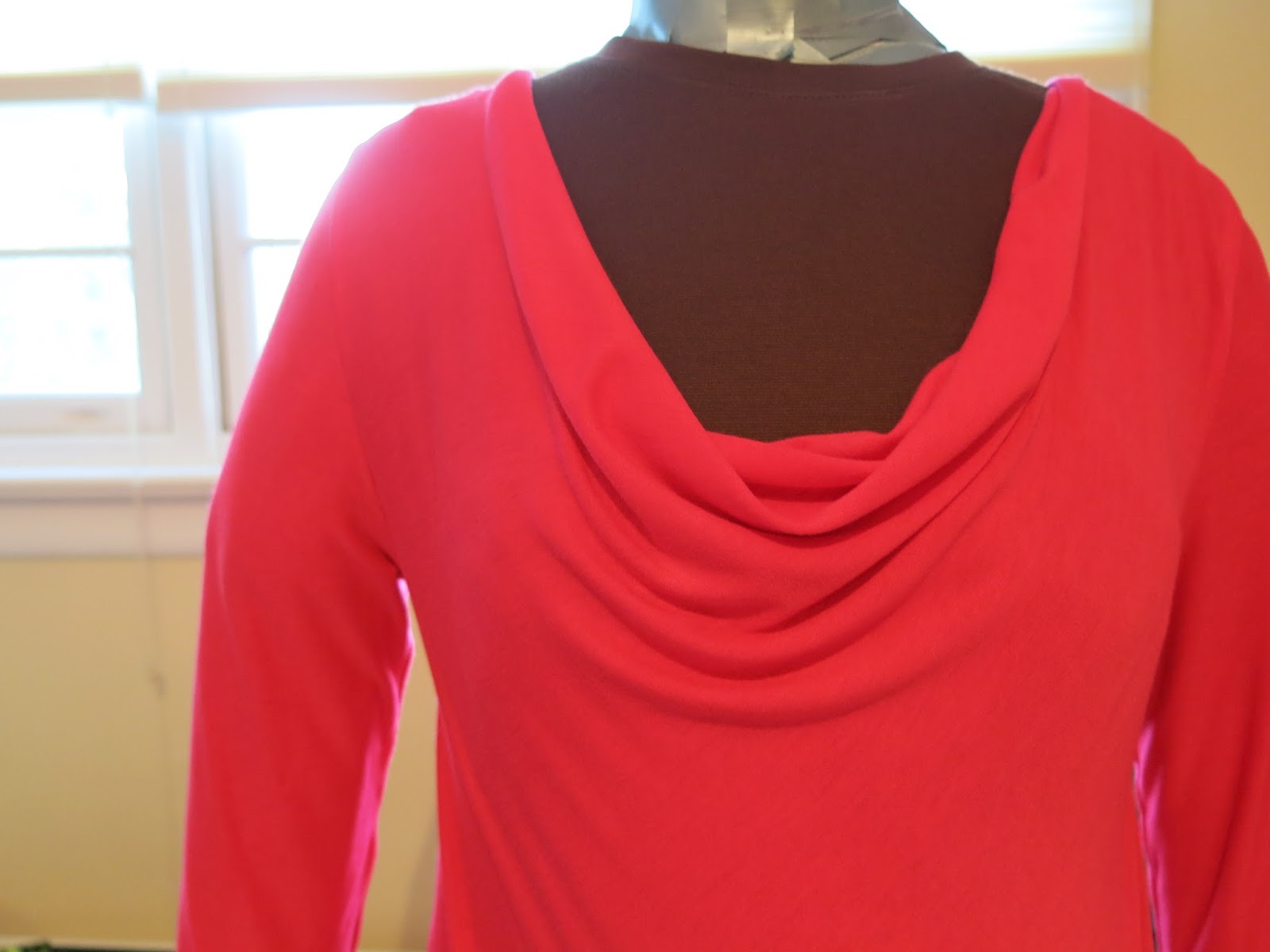Rose's Sewing Room: So Sew Easy Cowl Neck Top: A success or a horror?