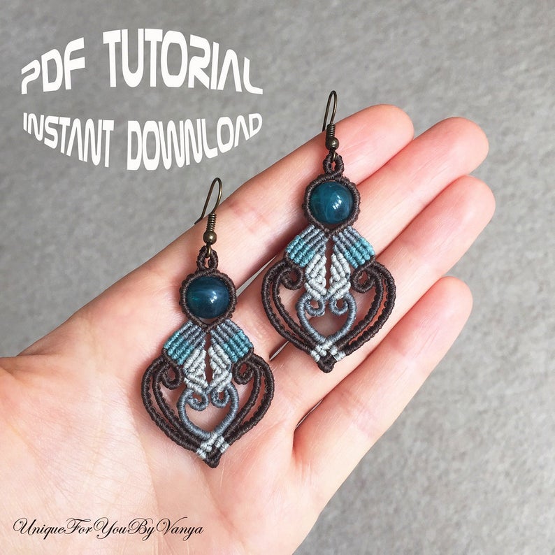 Tribal Inspired Micro Macrame Jewelry and Tutorials by ...