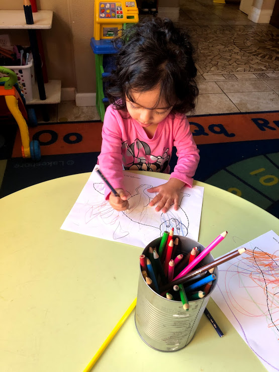 Miss Kim's Daycare: Arctic Fox craft
