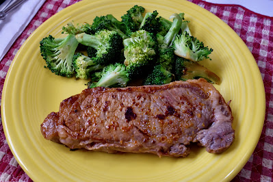Pan-seared Strip Steak: photo by Cliff Hutson